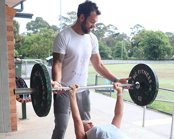 Luke on Mobile Gym Training